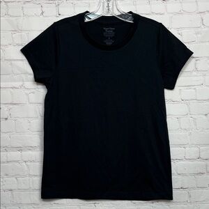 Fresh Clean Threads Black StratuSoft Blend Tee in Black